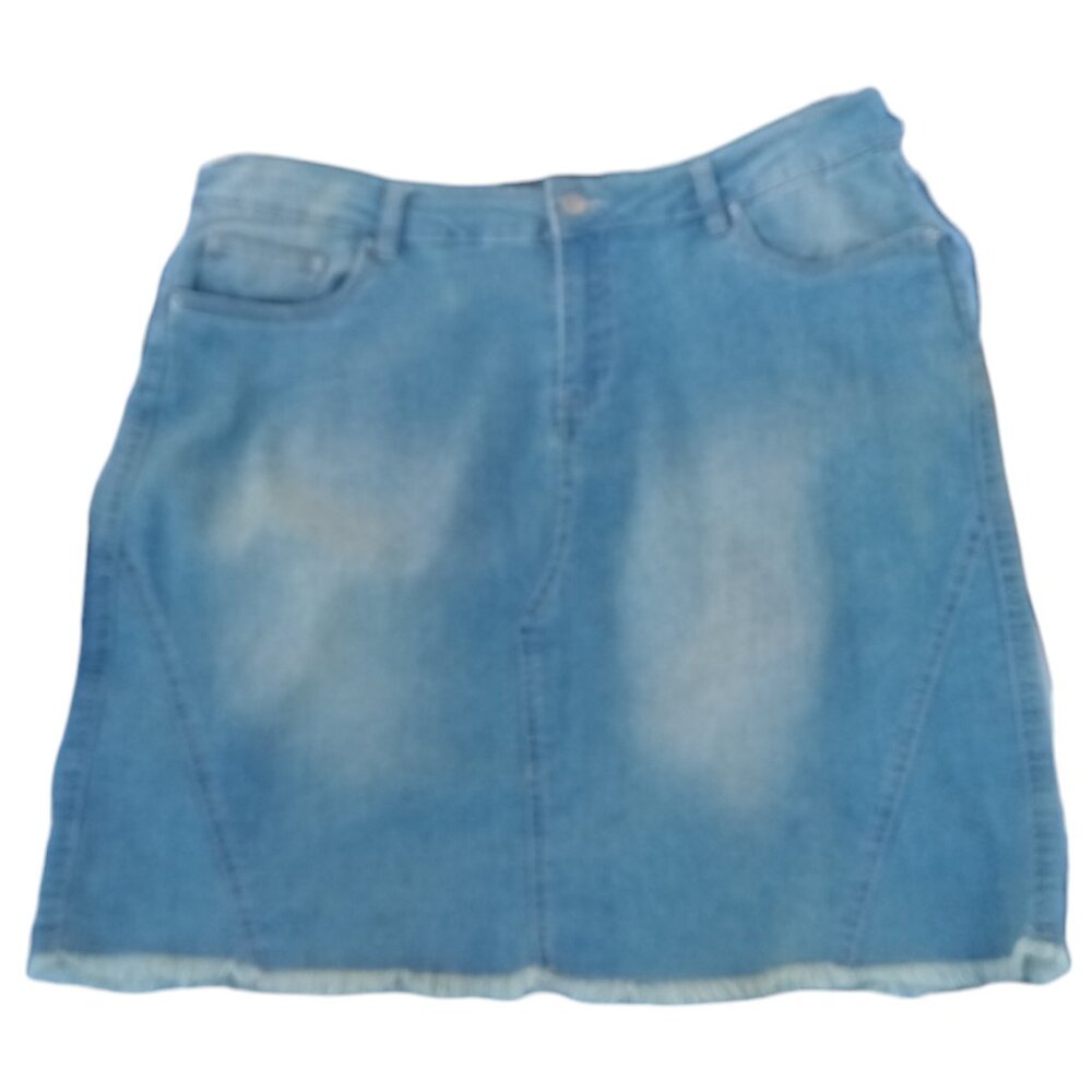 Baccini stretch denim skirt sz 8 - Picture 5 of 7